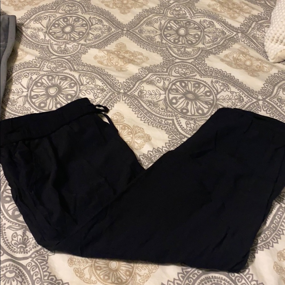 Madewell Black Drawstring Pant